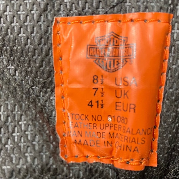 Harley Davidson Harness Boots Motorcycle Biker 8.5 - Picture 9 of 9
